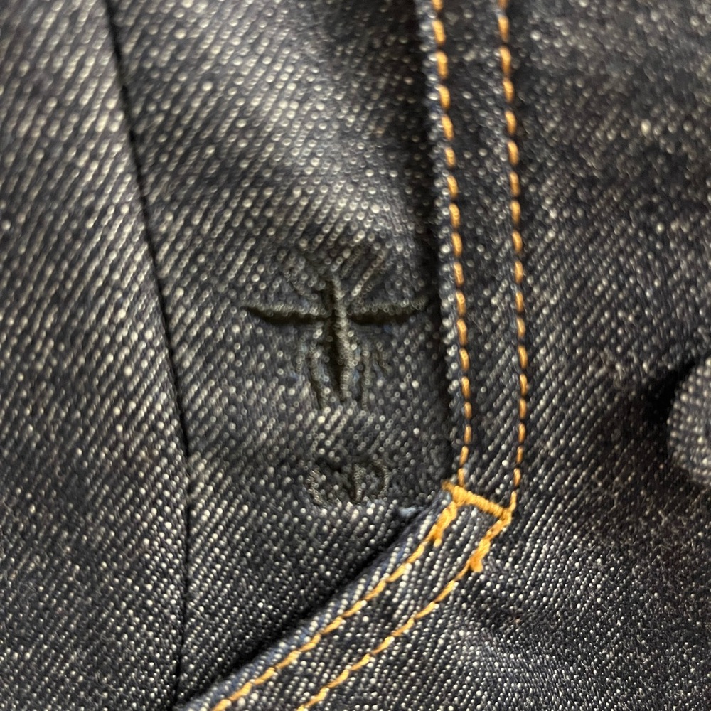 Dior Dark Blue Double-Breasted Jean Jacket - Picture 2 of 7
